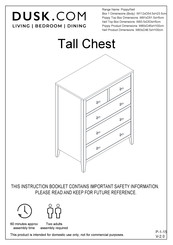 DUSK Poppy Tall Chest Instruction Booklet