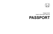 Honda PASSPORT 2026 User's Information Manual