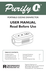 Responsive Respiratory Purify O3 Elite Series User Manual