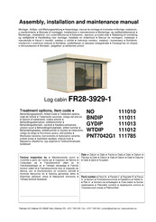 Lemeks Palmako FR28-3929-1 Assembly, Installation And Maintenance Manual