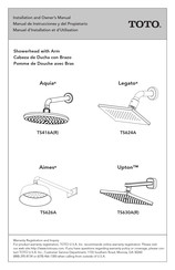 Toto Aquia TS416A Installation And Owner's Manual