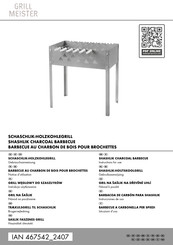 GRILL MEISTER 467542 2407 Instructions For Use Manual