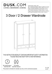 DUSK Nell NEL-SAG-3DWD-SH Instruction Booklet
