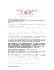 Associated Electrics TC3 Questions & Answers