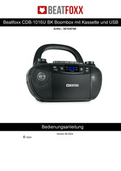 BEATFOXX CDB-1016U BK Operating Manual