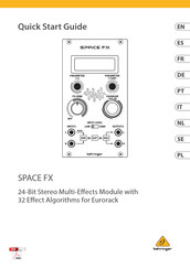 Behringer SPACE FX Quick Start Manual