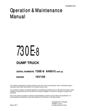 Komatsu 730E-8 Operation & Maintenance Manual