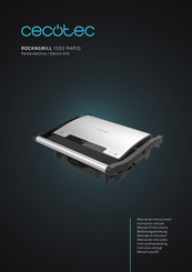 cecotec Rock'nGrill 1500 Rapid Instruction Manual
