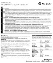 Rockwell Automation Allen-Bradley 1606-XLB60EH Installation Instructions