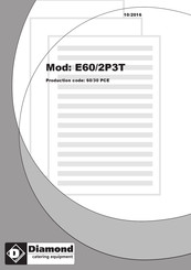 Diamond E60/2P3T Installation - Use - Maintenance