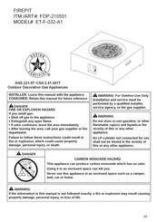 Uixe FOP-210501 Manual
