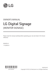 LG 98UM5K-B Owner's Manual