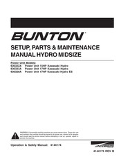 Textron Jacobsen Bunton 630328A Setup, Parts & Maintenance Manual