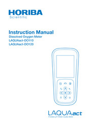 Horiba Scientific LAQUAact-DO120 Instruction Manual