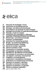 ELICA Spot Plus 90 Instruction On Mounting And Use Manual