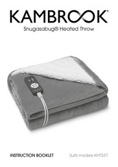 Kambrook Snugasabug KHT337 Instruction Booklet