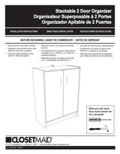 AMES ClosetMaid 515516003 Installation Instructions Manual