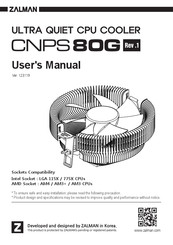 ZALMAN CNPS80G User Manual