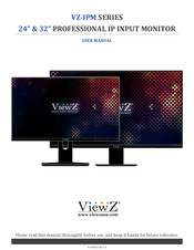 ViewZ VZ-IPM Series User Manual