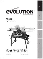 Evolution RAGE 5 Original Instructions Manual
