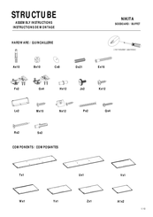 STRUCTUBE NIKITA Assembly Instructions Manual