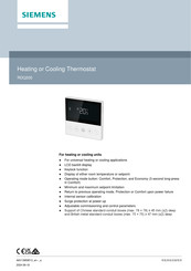 Siemens RDQ200 Manual
