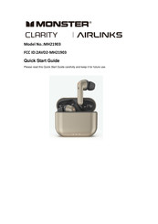 Monster CLARITY AirLinks Quick Start Manual