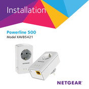 NETGEAR Powerline 500 XAVB5421 Installation Manual