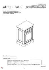 Allen + Roth 5501970 Manual