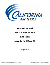 California Air Tools SPC03 Owner's Manual