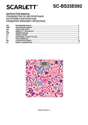 Scarlett SC-BS33E092 Instruction Manual