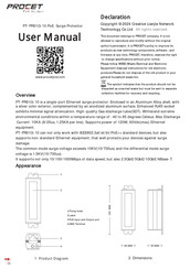 PROCET PT-PR01G-10 User Manual