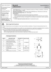Quoizel LWS3244A1 Manual