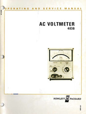 HP 4038 Operating And Service Manual