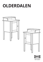 IKEA OLDERDALEN Manual
