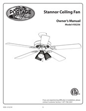 PORTAGE BAY FANS 50256 Owner's Manual