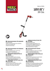 Meec tools 000-134 Operating Instructions Manual