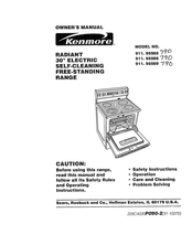 Kenmore 911.95566 Owner's Manual