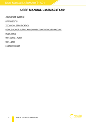 Newlab L458MA04T1A01 User Manual