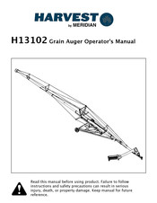Meridian HARVEST H13102 Operator's Manual