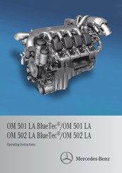 Mercedes-Benz OM 501 LA BlueTec Operating Instructions Manual
