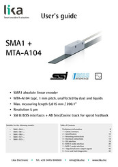 Lika SMA1 + MTA-A104 User Manual