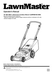 LawnMaster CLMFR6018A Operator's Manual