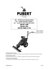 Pubert MF90 PRO 55 H Original Instructions Manual