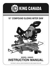 King Canada 8380NS Instruction Manual