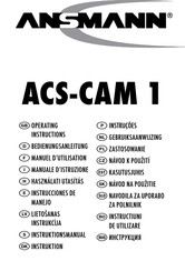 ANSMANN ACS-CAM 1 Operating Instructions Manual