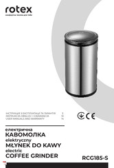 Rotex RCG185-S User Manuals