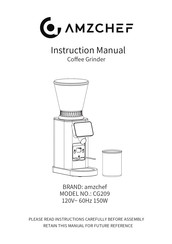 amzchef CG209-SV-08 Instruction Manual