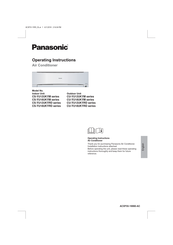 Panasonic CS-YU18UKYRD Series Operating Instructions Manual