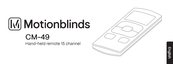 MotionBlinds CM-49 Manual